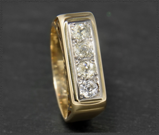 Antiker 0,58ct Diamant Ring, 585 Gold